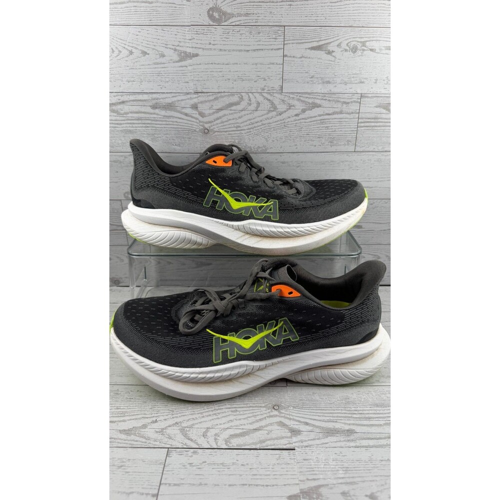 Hoka One One Mach 6 1147790-GPH Gray 10D Men Sneaker Jacquard Running Shoes #973